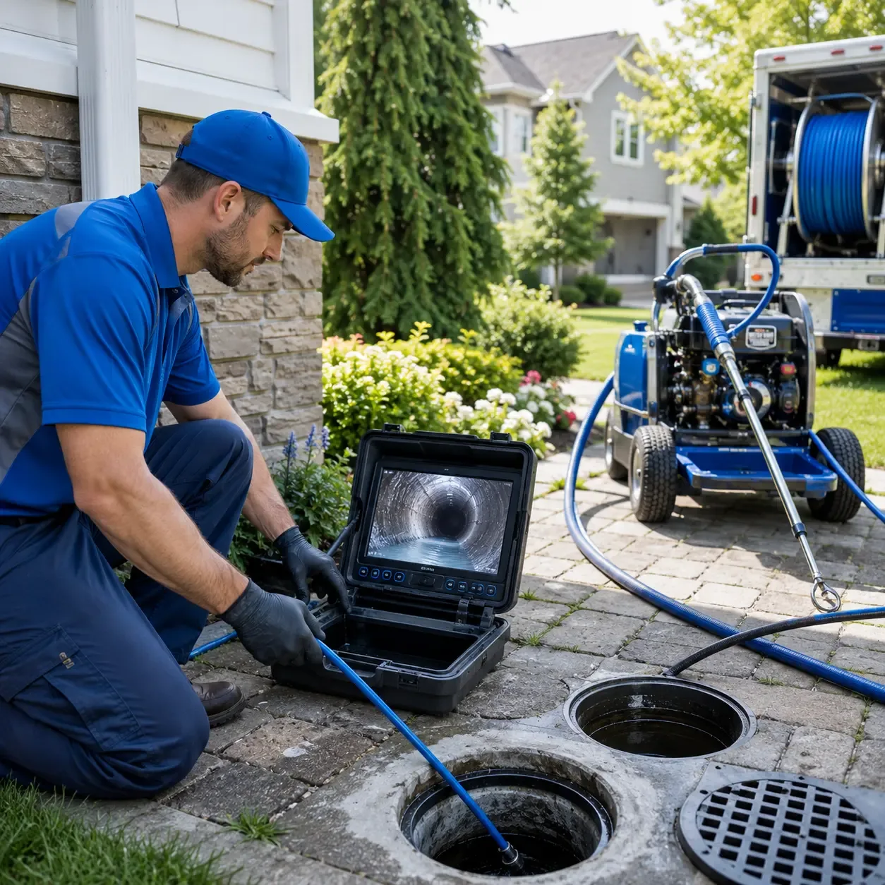 Outdoor drain cleaning professionals serving Chesterland, OH
