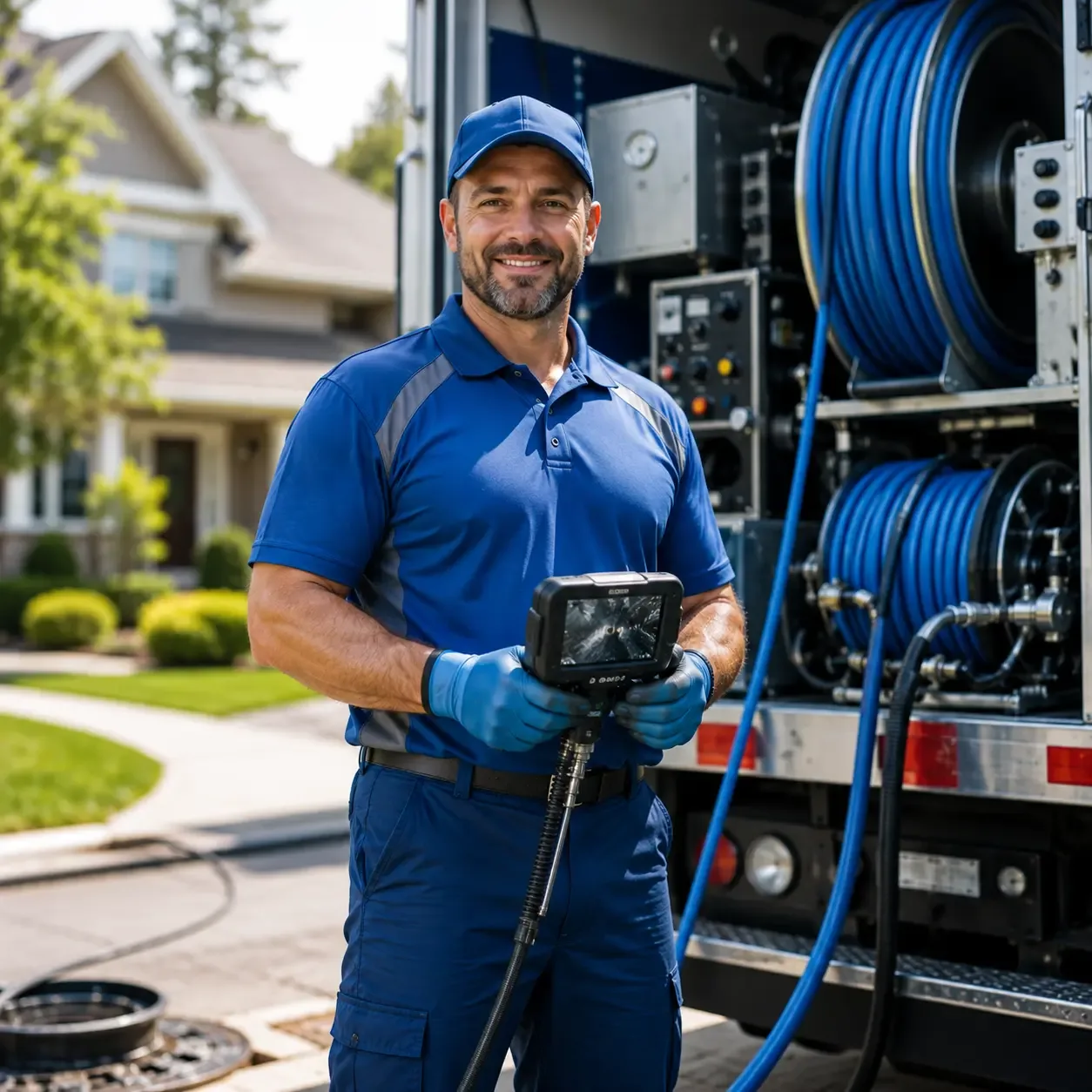 Local outdoor drain cleaning specialists in Chesterland, OH